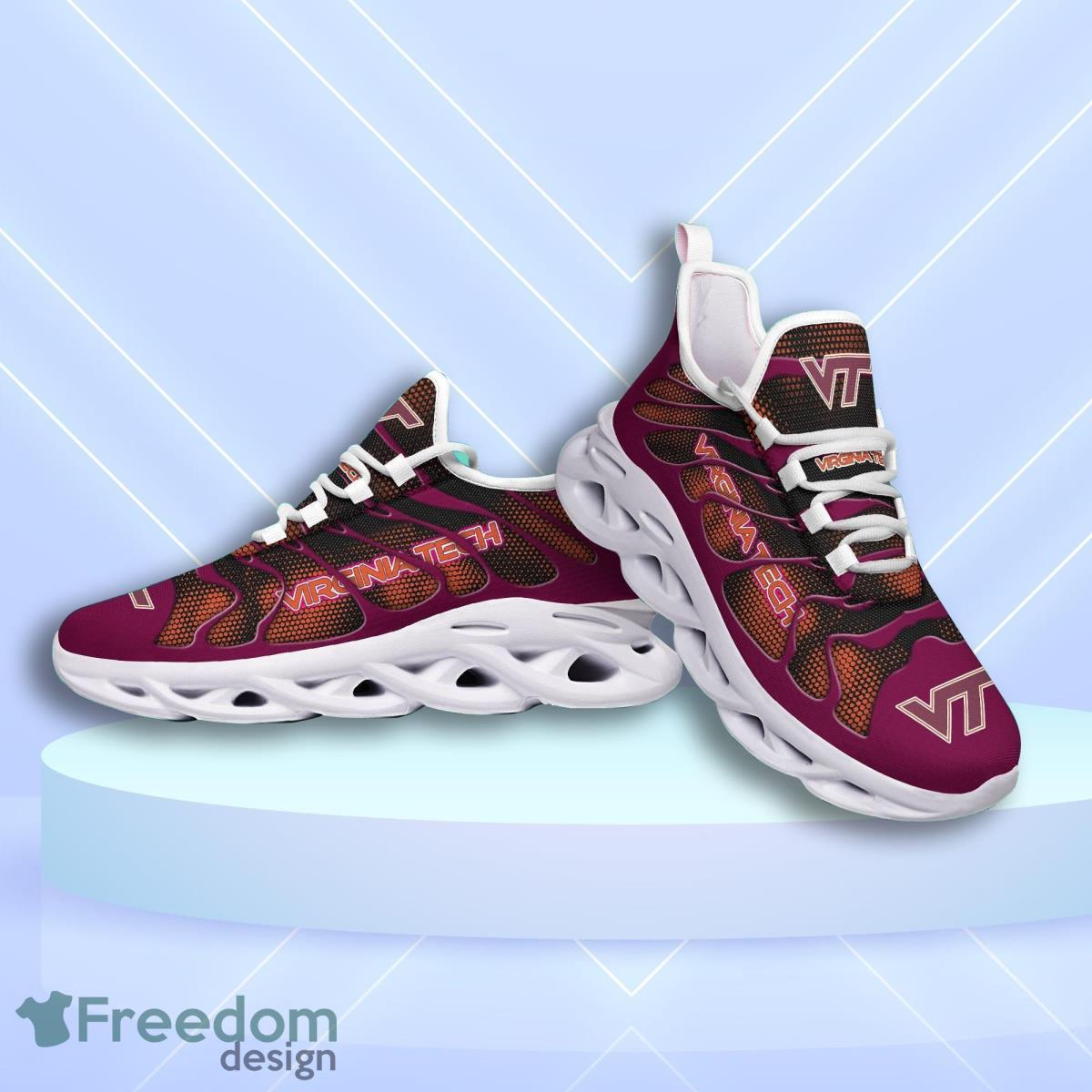 Virginia Tech Hokies Logo Hole Background 3D Max Soul Shoes Product Photo 1