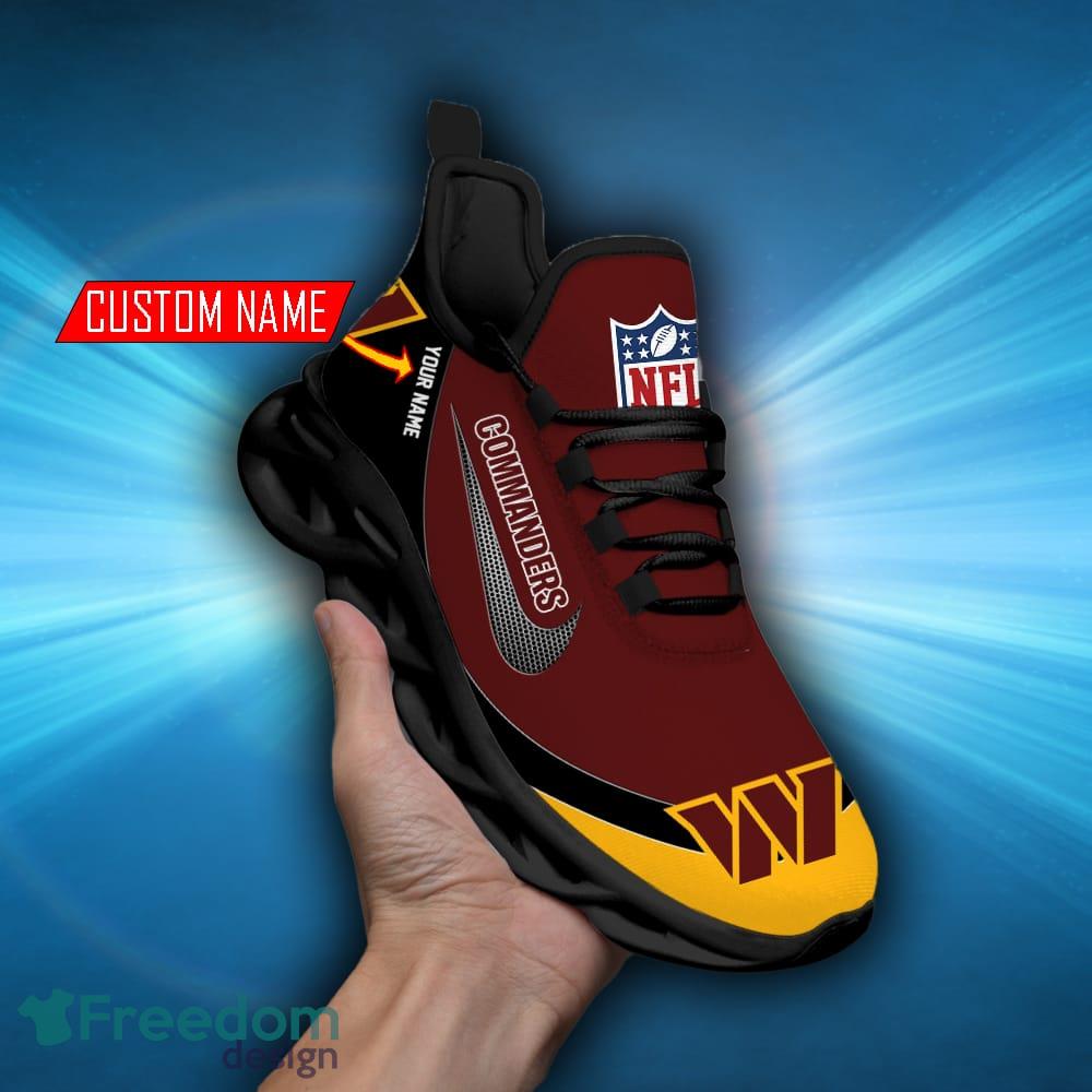 Washington Commanders Max Soul Sneakers Custom Name Trending Sport Running  Shoes - Freedomdesign