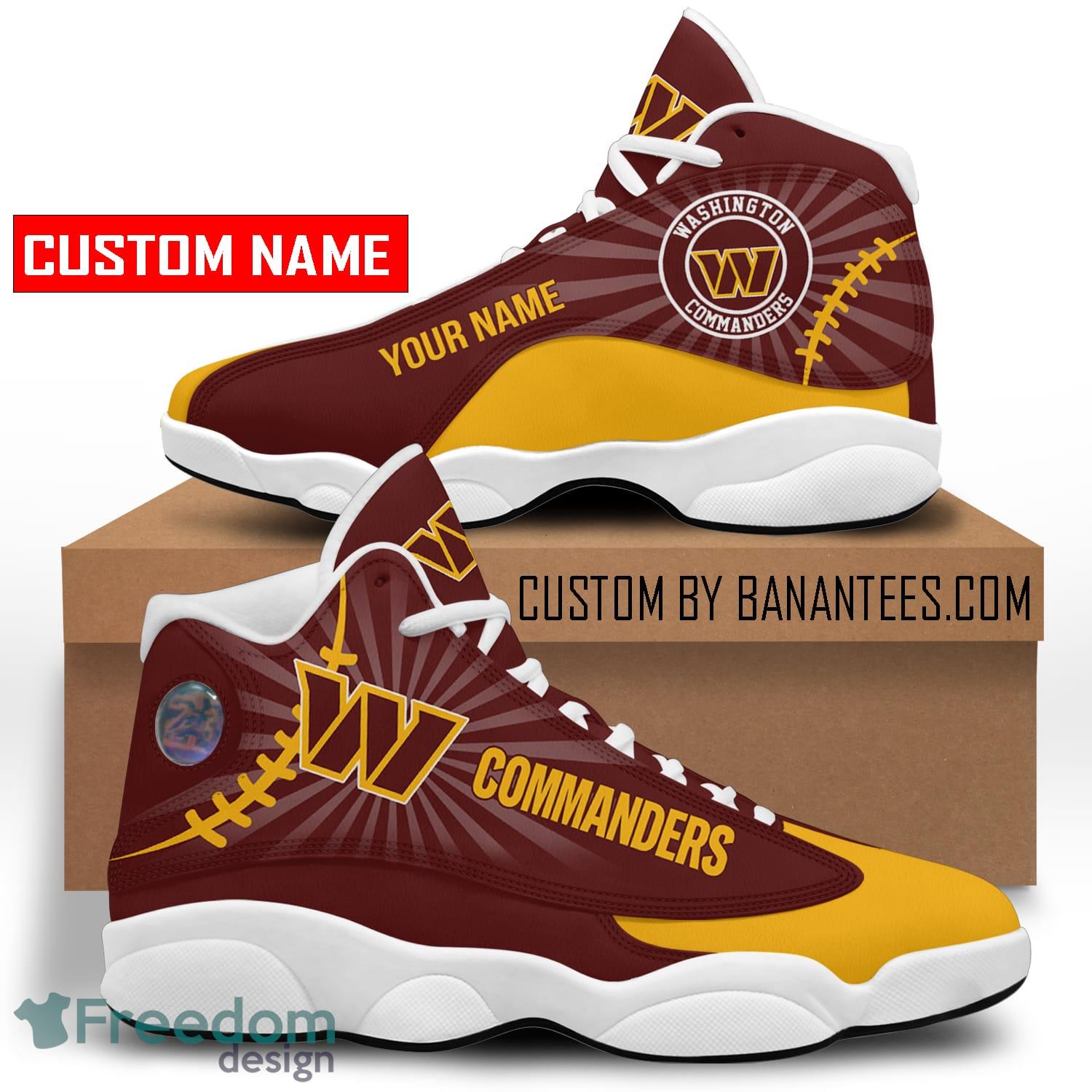 Washington Commanders Air Jordan 13 Sneakers Nfl Custom Sport Shoes -  Freedomdesign