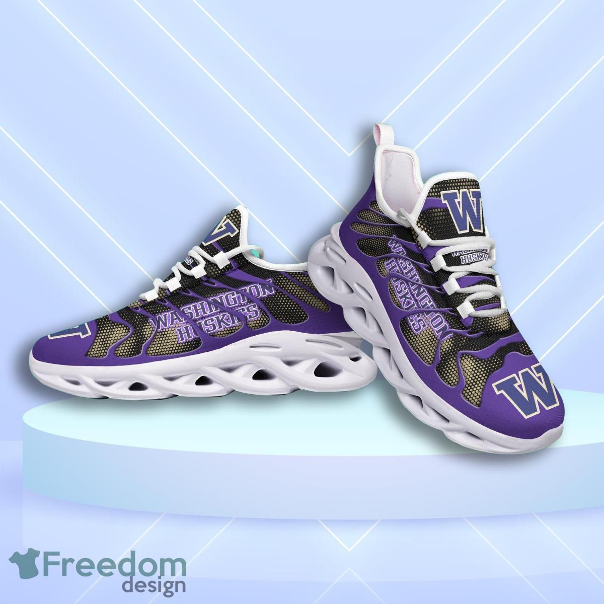 Washington Huskies Logo Hole Background 3D Max Soul Shoes Product Photo 1