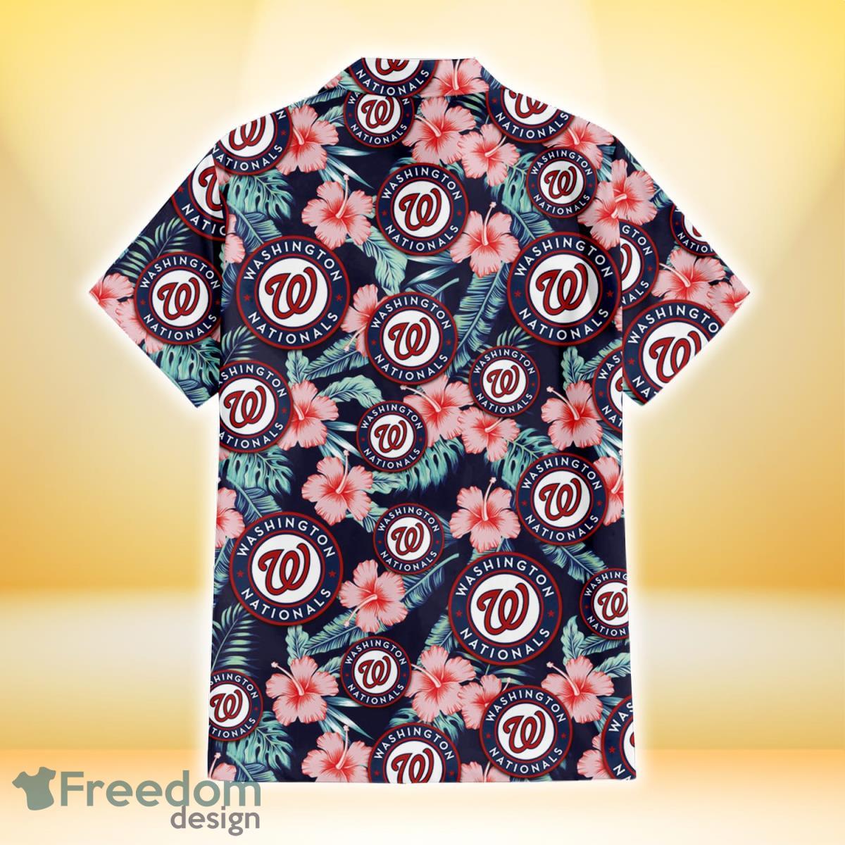 Washington Nationals MLB Personalized Palm Tree Hawaiian Shirt - Growkoc