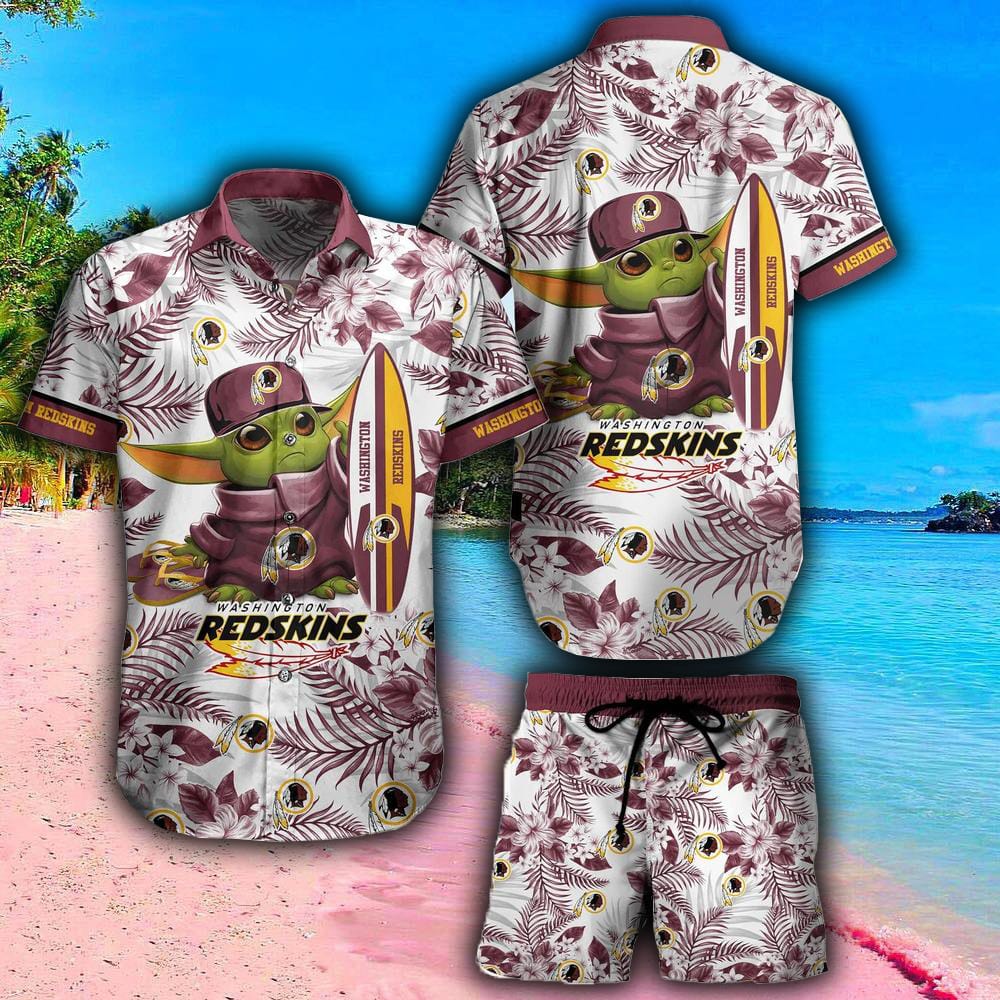 Washington Commanders NFL Logo Combo Hawaiian Shirt And Short Summer For  Men Women - Freedomdesign