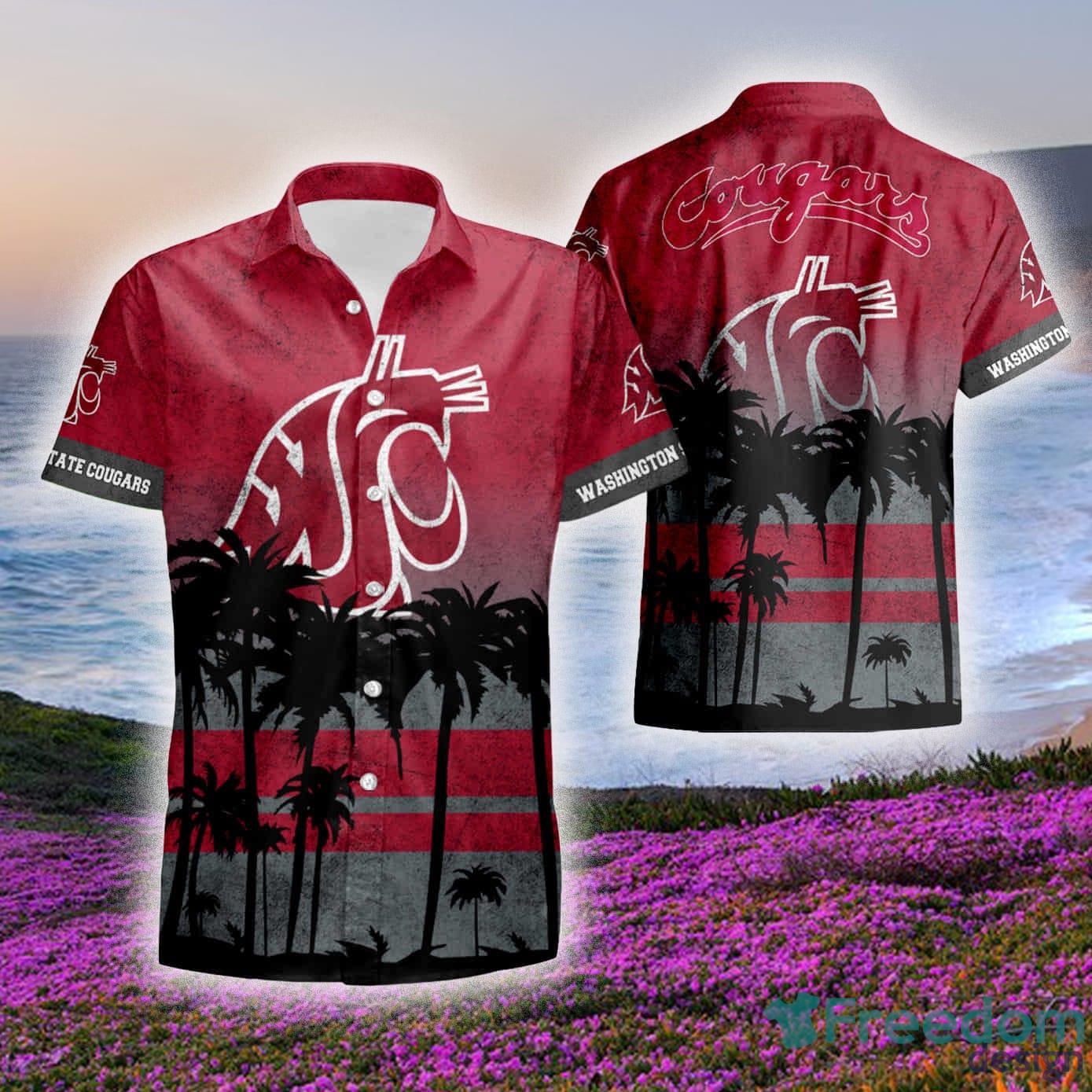 Washington Nationals Sport Fans Hibiscus All Over Print 3D Hawaiian Shirt -  Freedomdesign