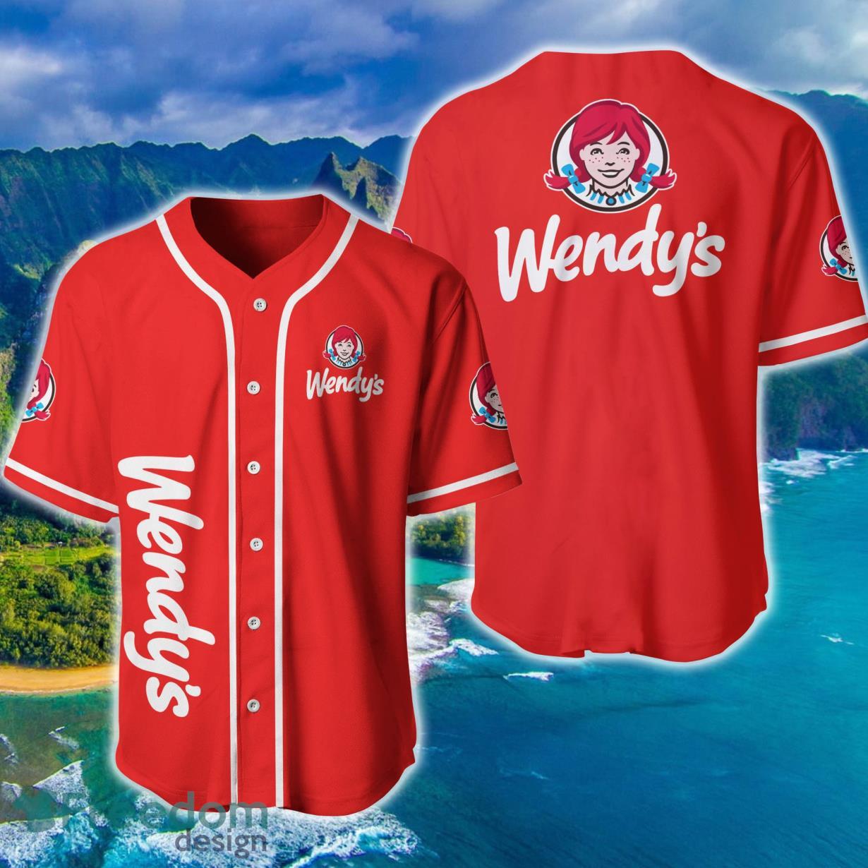 Wendy's Fresh Home Baseball Jersey Product Photo 1