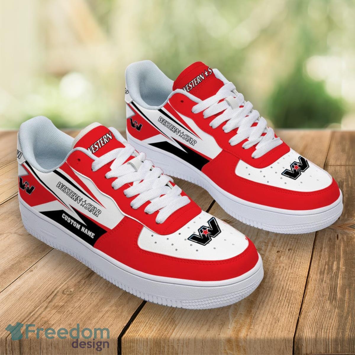 Western Star Custom Name Air Force Shoes Sport Sneakers For Men Women Product Photo 2