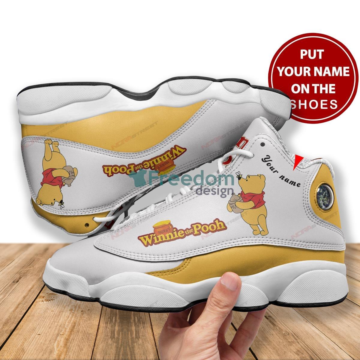 Winnie The Pooh Custom Name Air Jordan 13 Shoes Product Photo 1