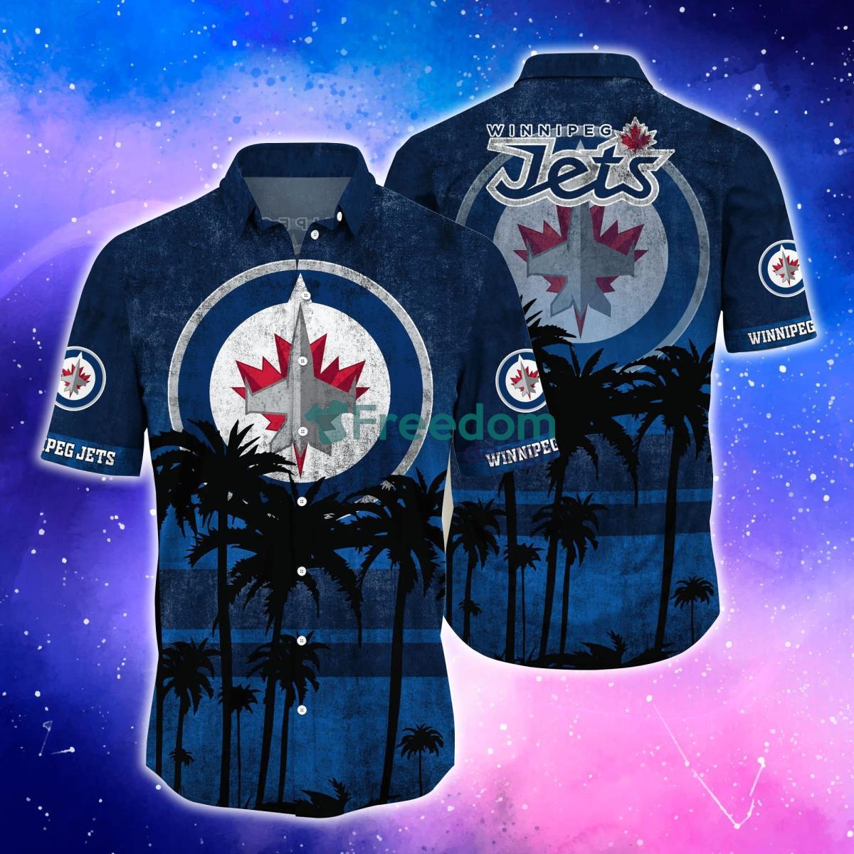 Winnipeg Jets NHL Quarter Style Hawaiian Shirt For Fans - Banantees