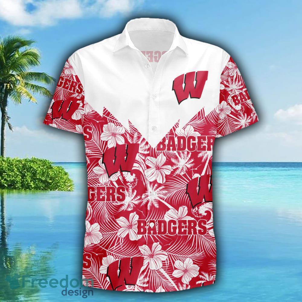 Wisconsin-Green Bay Phoenix NCAA Hibiscus Flower Pattern Aloha Hawaiian  Shirt