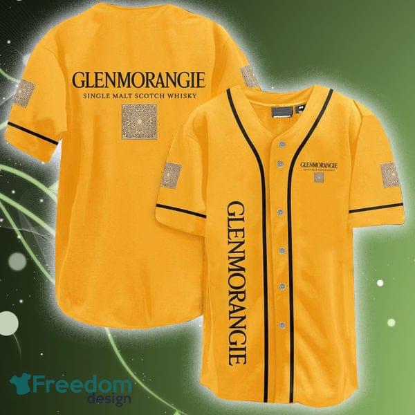 Yellow Glenmorangie Whiskey Baseball Jersey Shirt Men And Women For Fans Gift - Yellow Glenmorangie Whiskey Baseball Jersey Shirt Men And Women For Fans Gift
