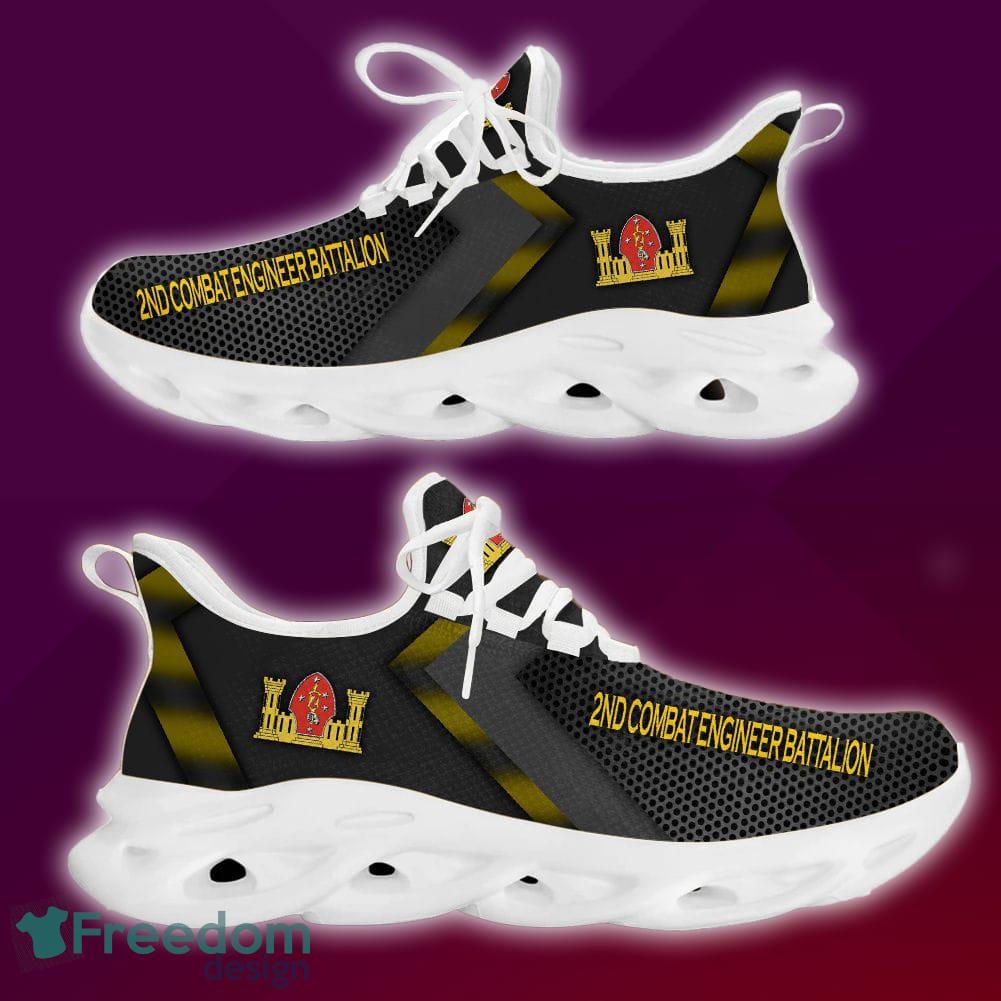 2nd combat engineer battalion Brand Logo Max Soul Shoes Statement Running Sneakers Gift - 2nd combat engineer battalion Brand Logo Max Soul Shoes Photo 2