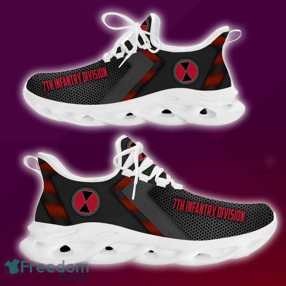 7th infantry division Brand Logo Max Soul Shoes Streetwear Chunky Sneakers Gift - 7th infantry division Brand Logo Max Soul Shoes Photo 2
