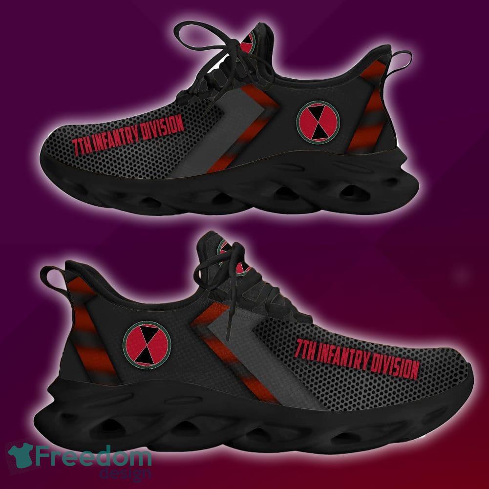 7th infantry division Brand Logo Max Soul Shoes Streetwear Chunky Sneakers Gift - 7th infantry division Brand Logo Max Soul Shoes Photo 1