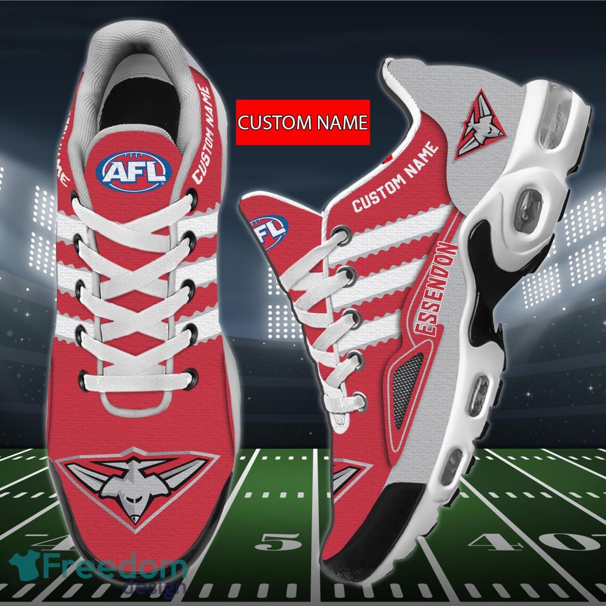 AFL Essendon Bombers Air Cushion Sport Shoes Custom Name Product Photo 1