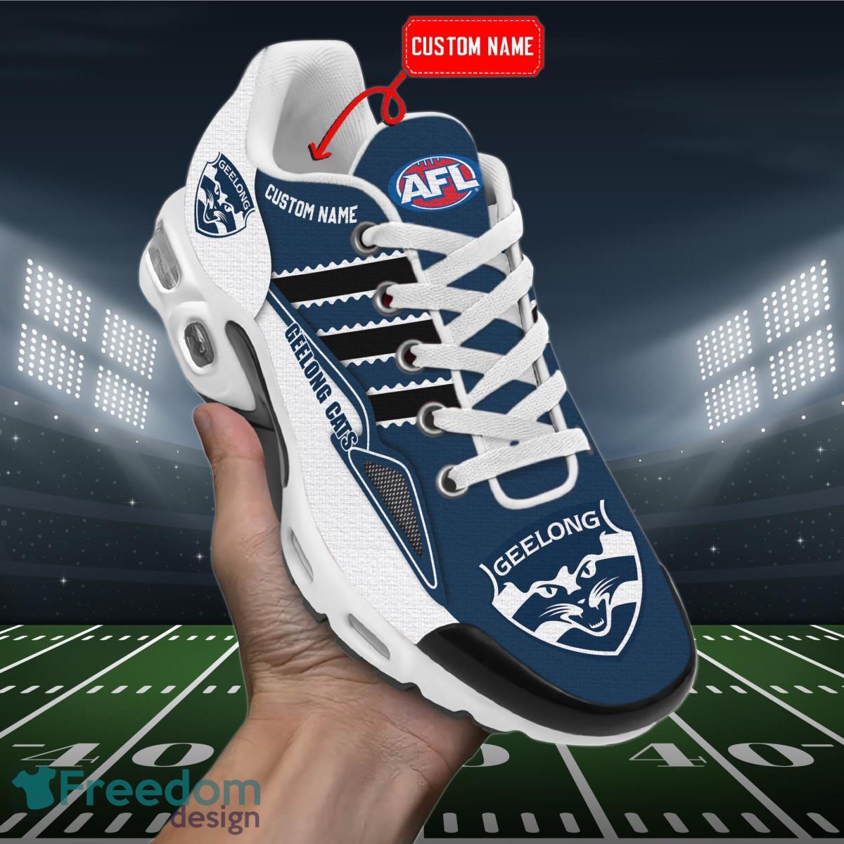 AFL Geelong Cats Air Cushion Sport Shoes Custom Name Product Photo 2