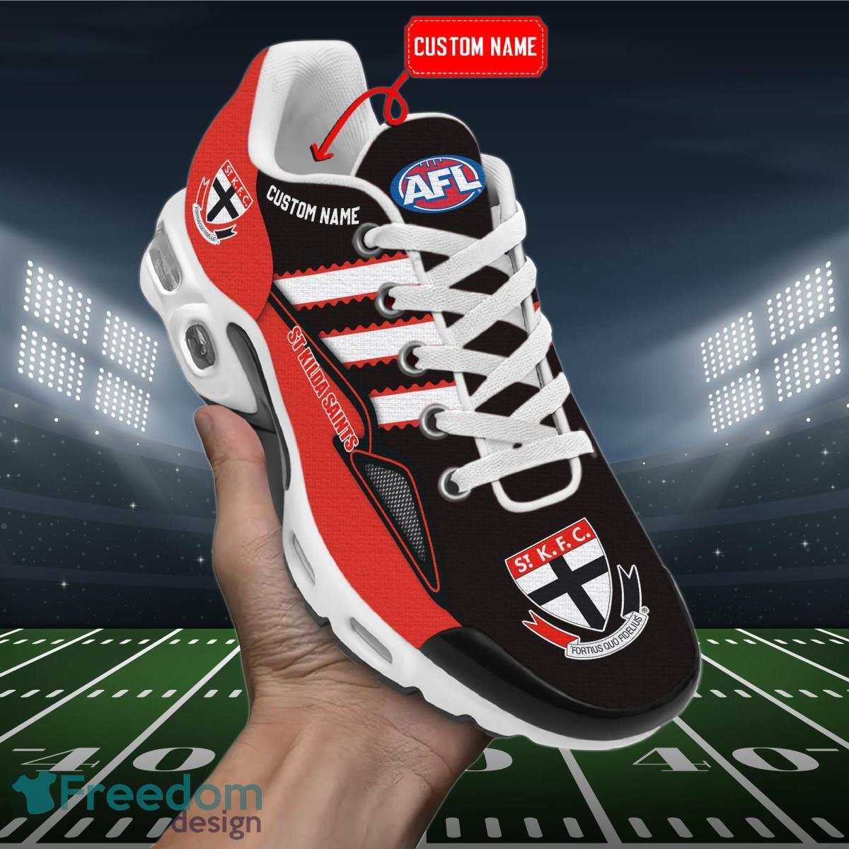AFL St Kilda Saints Air Cushion Sport Shoes Custom Name Product Photo 2