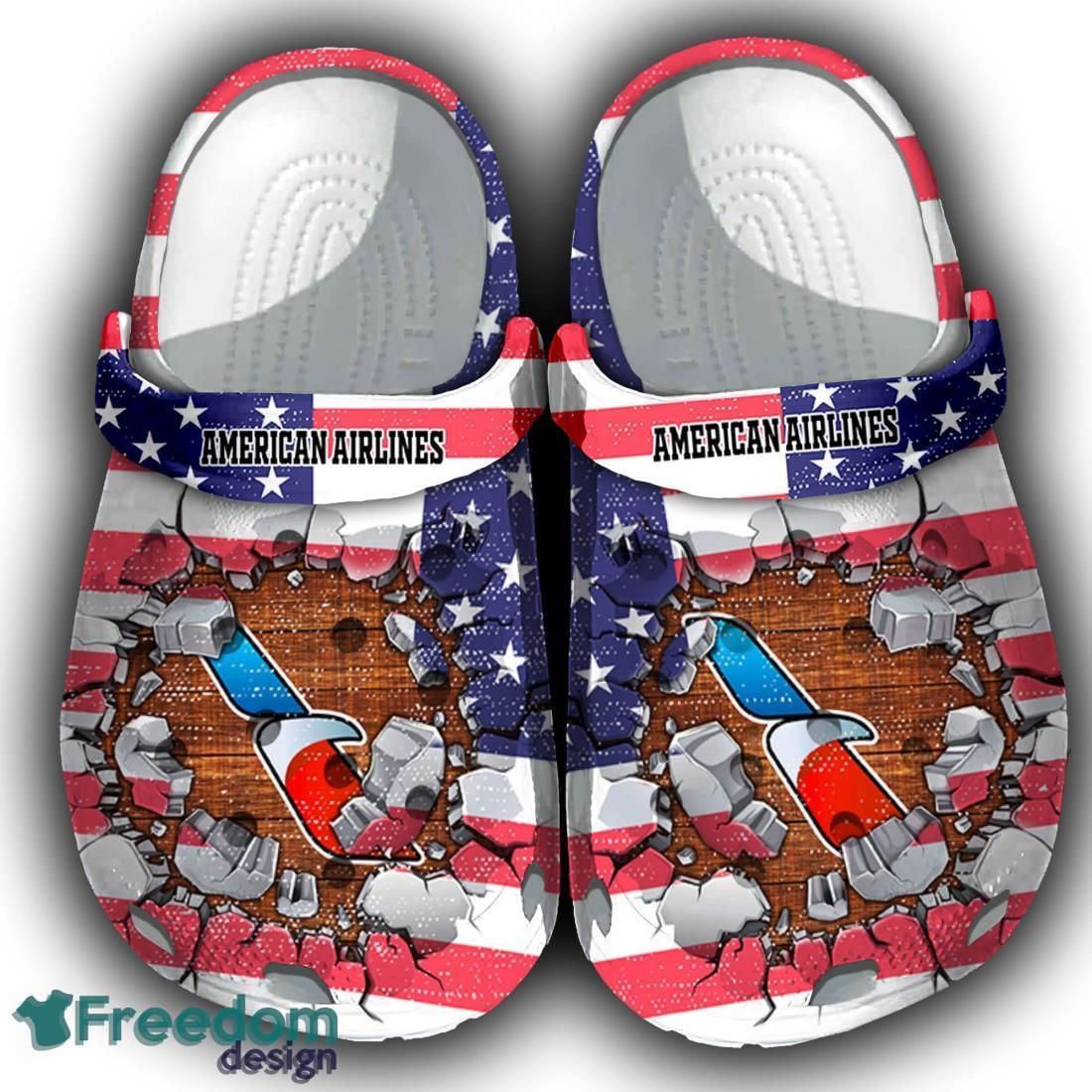 american airlines New Logo Style Dansk Clogs Shoes For Men And Women - american airlines New Logo Style Dansk Clogs Shoes For Men And Women