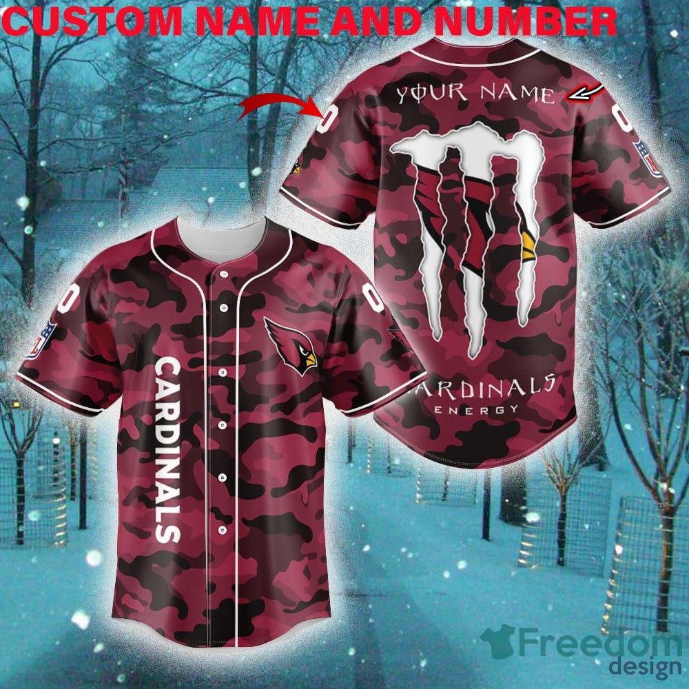 Arizona Cardinals Custom Number And Name Baseball Jersey Shirt