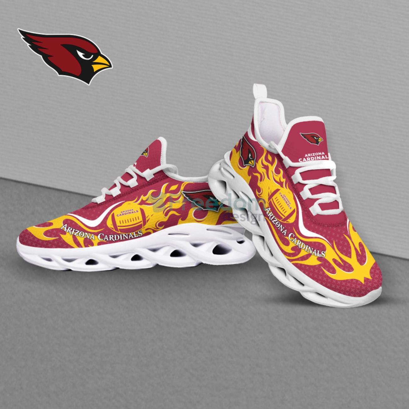 Arizona Cardinals NFL Clunky Sneakers Max Soul Shoes - Growkoc