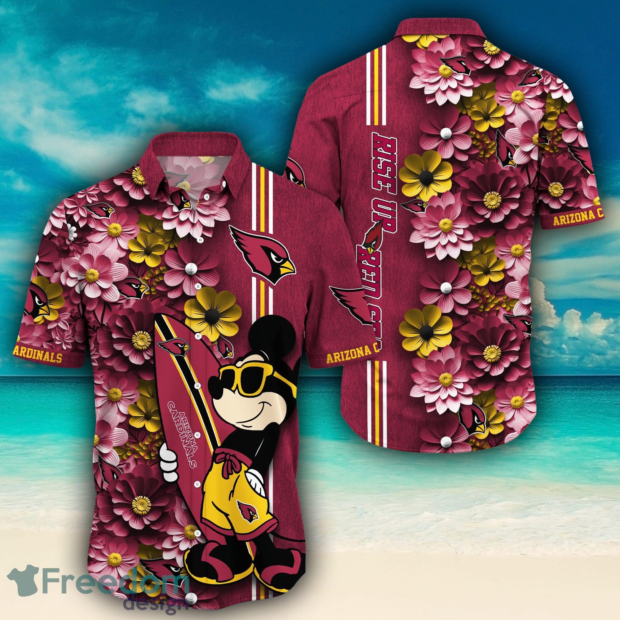 Arizona Cardinals Pirates Fans Pirates Skull Hawaiian Shirt - Freedomdesign