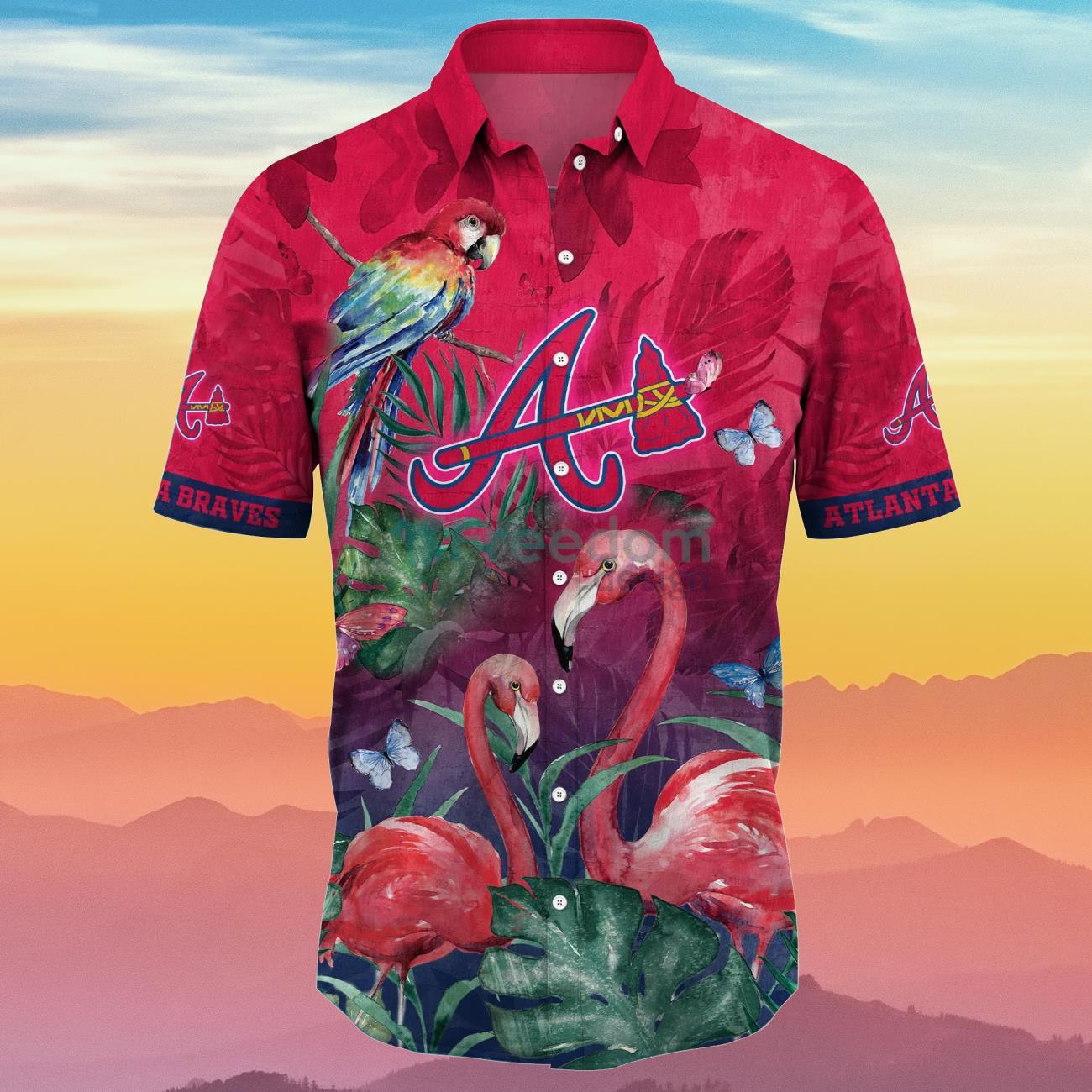 Atlanta Braves MLB Flower Hawaiian Shirt Ideal Gift For Fans - Freedomdesign