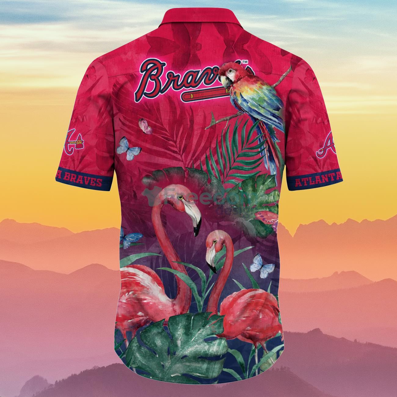 Atlanta Braves MLB Flower Hawaiian Shirt Ideal Gift For Fans - Freedomdesign