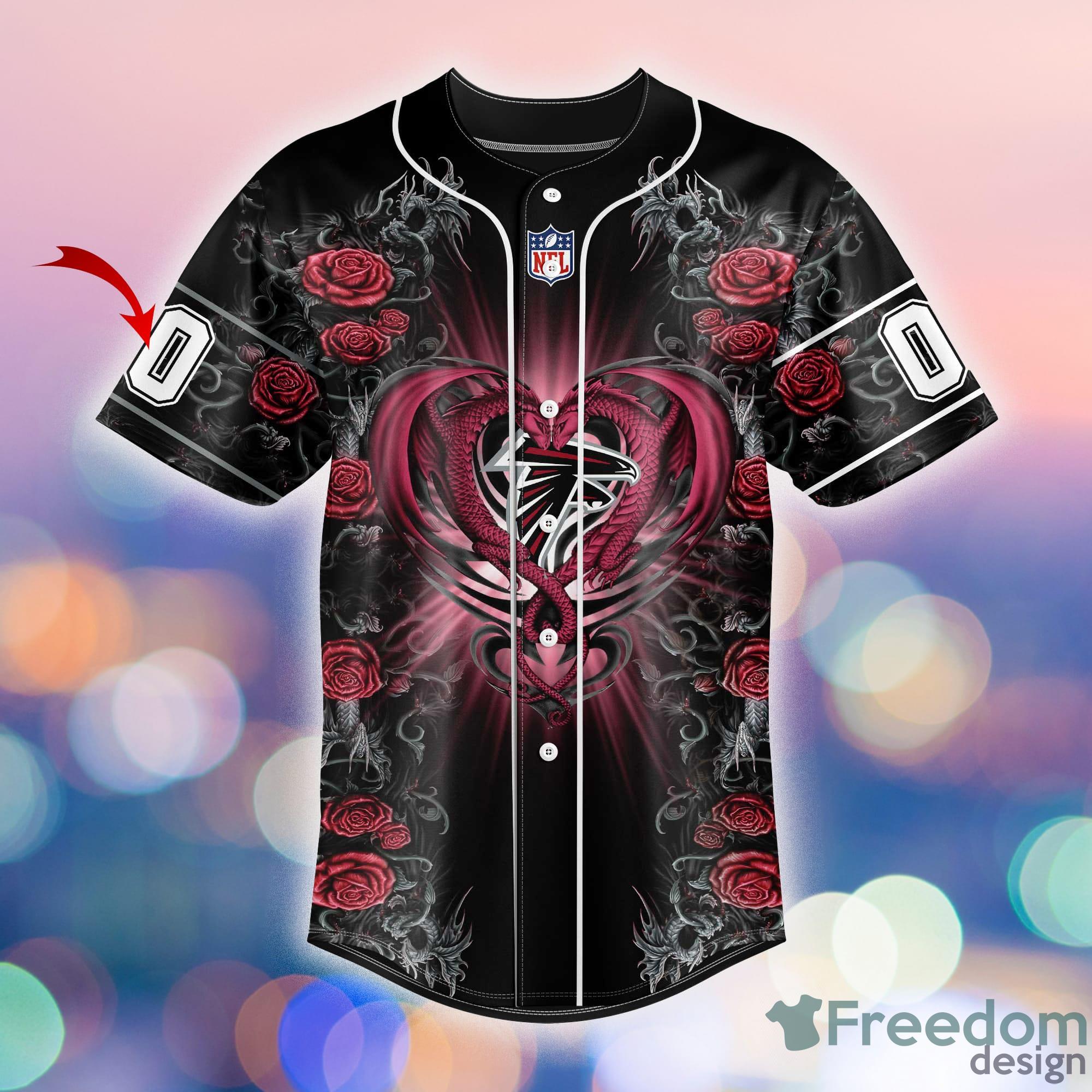 Atlanta Falcons Custom Number And Name NFL Dragon Jersey Shirt Gift For  Fans - Freedomdesign