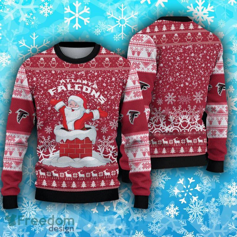 Atlanta Falcons Christmas Santa Claus Tattoo Sweater HT230903