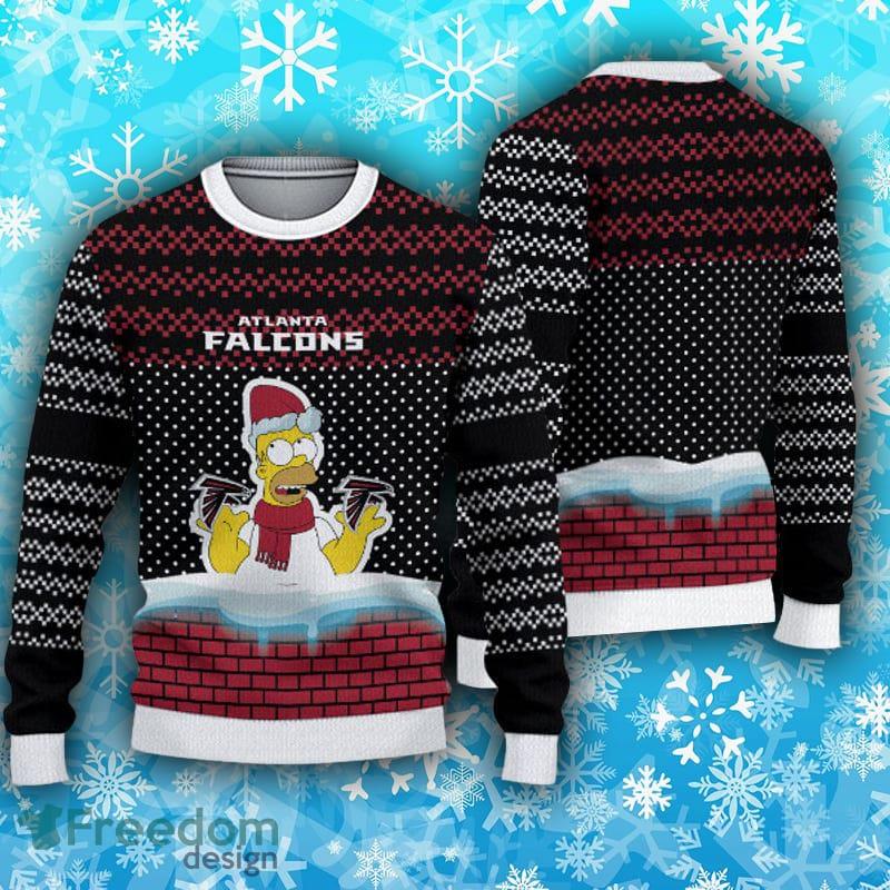 Atlanta Falcons NFL Team Dabbing Santa Claus Funny Ugly Christmas Sweater  Sport Fans Men And Women Christmas Gift