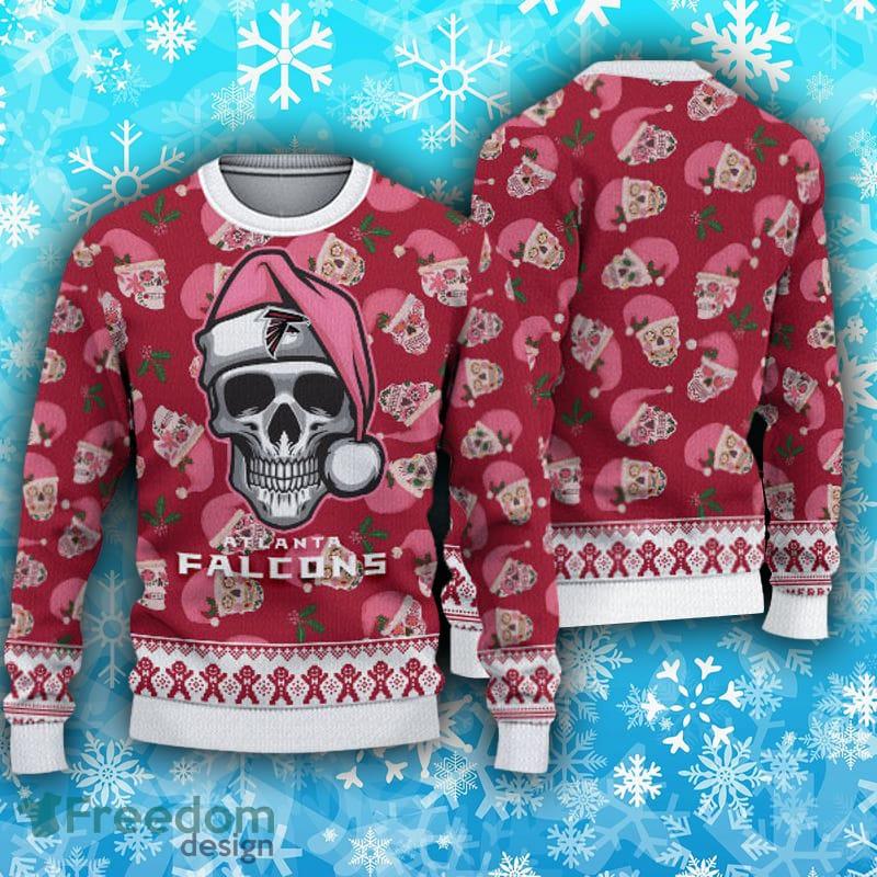 Falcons Ugly Christmas Sweater Affordable Skull Atlanta Falcons Gift -  Personalized Gifts: Family, Sports, Occasions, Trending