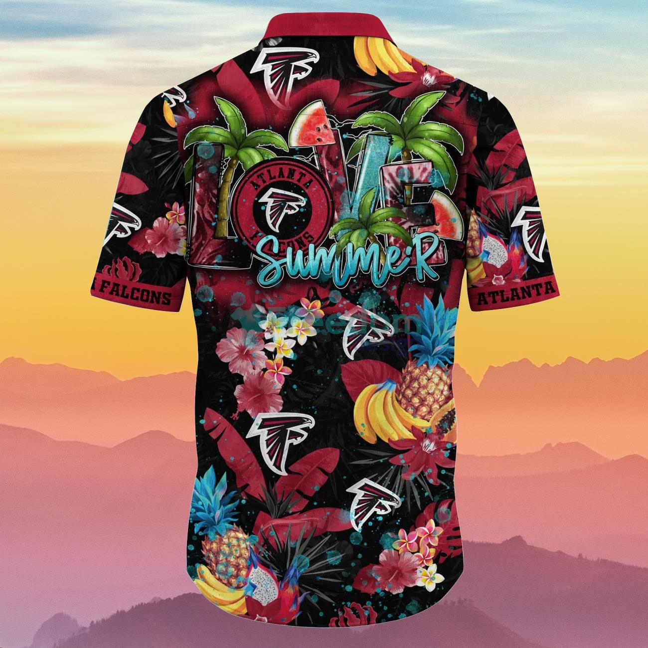 Red NFL Atlanta Falcons Hawaiian Shirt Gift For Loyal Football Fans