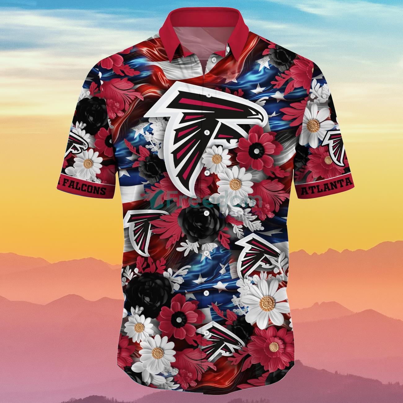 Atlanta Falcons NFL Hawaii Shirt Independence Day Summer Football Best Gift  For Real Fans - Freedomdesign