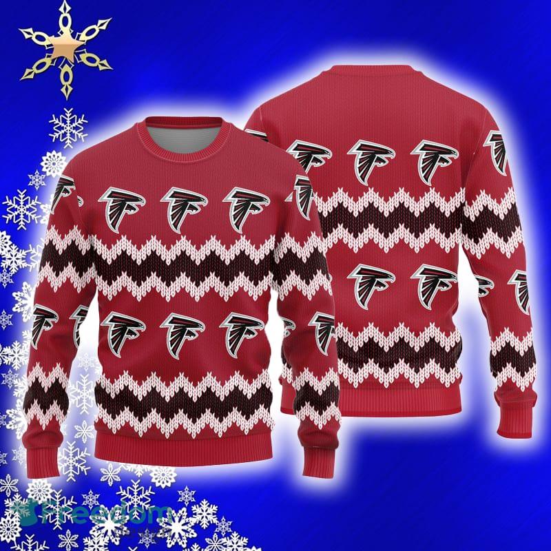 Atlanta Falcons Ugly All Over Print Christmas Knitting Ugly Sweater