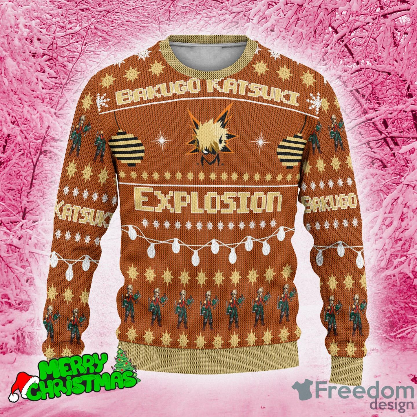 Christmas Season Baki Ugly Christmas Sweater 