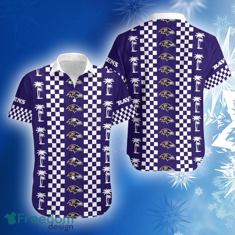 Baltimore Ravens Caro Christmas Hawaiian Shirt Gift Men Women -  Freedomdesign