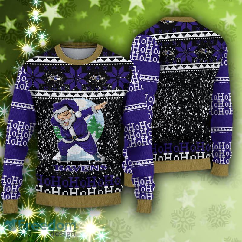 Baltimore Ravens Check Ugly Christmas Sweater 3D Gift For Fans