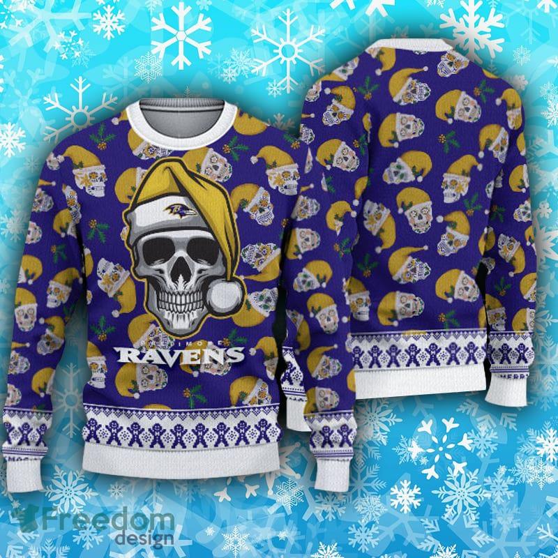 Ravens Christmas Sweater 