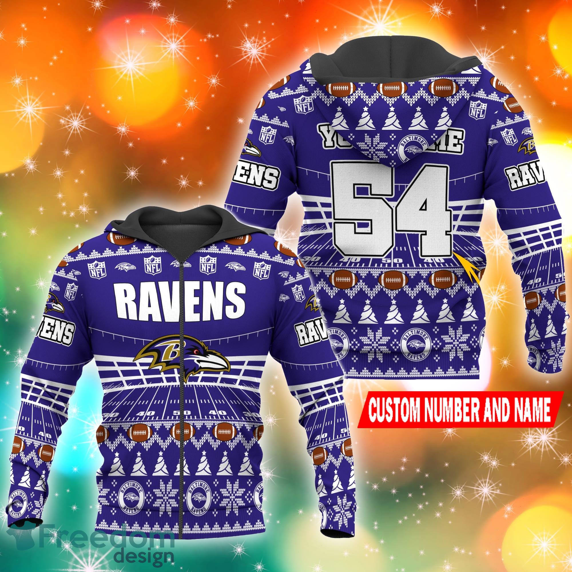 Personalized Baltimore Ravens 3D Hoodie For Fans