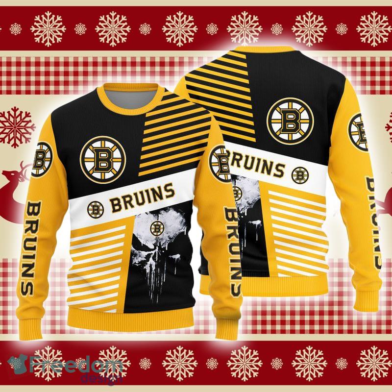 Boston Bruins Fans Grch Ugly Christmas Sweater Gift - Freedomdesign