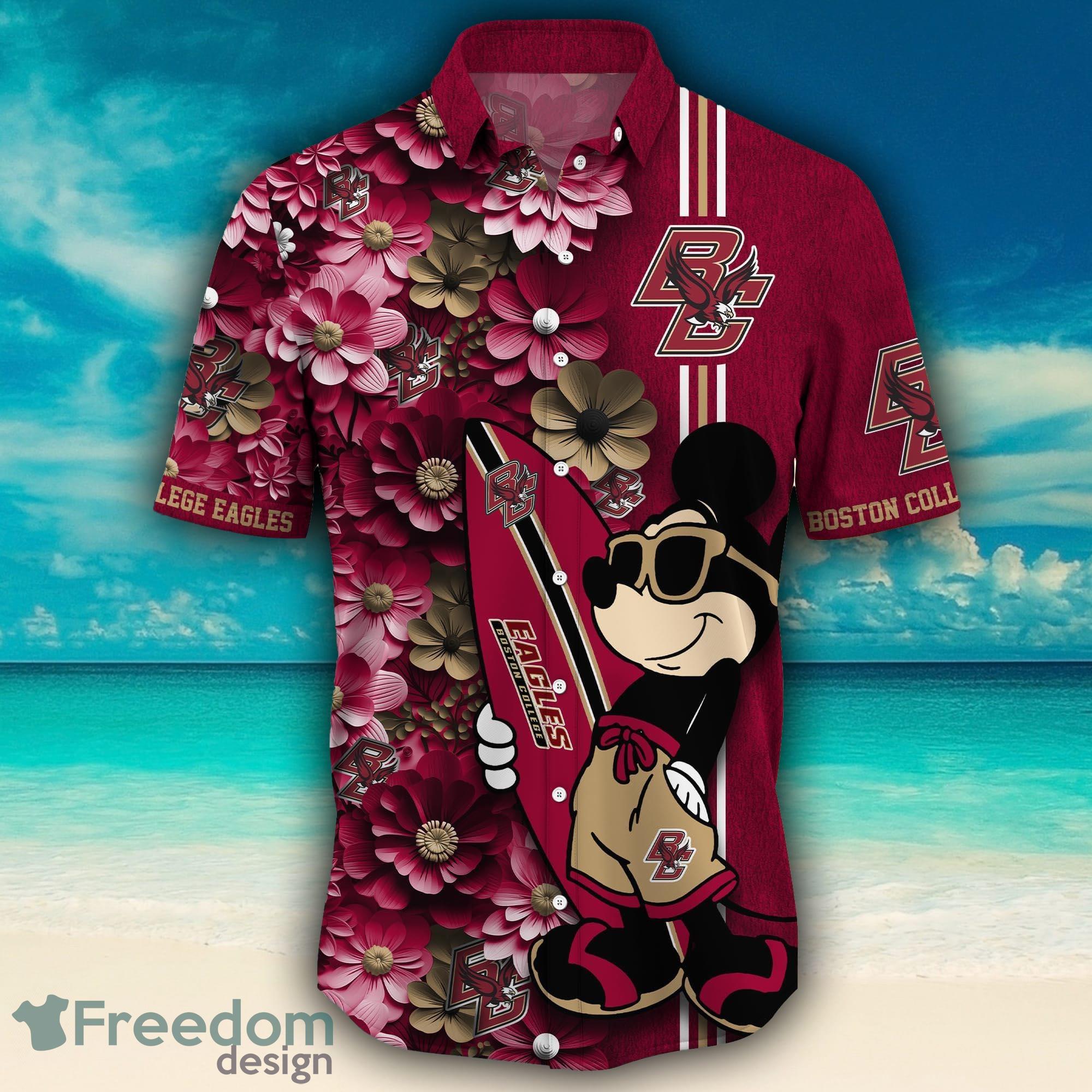 Boston College Eagles Floral Hawaiian Shirt For Men And Women -  Freedomdesign