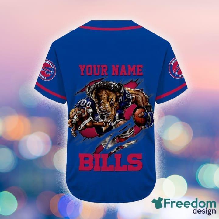 Bills Baseball Jersey Skeleton Metallica Selected Custom Buffalo