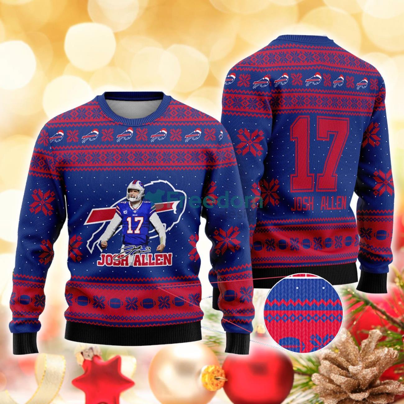 Buffalo Bills - Josh Allen Christmas Knitted Sweater For Men Women Product Photo 1