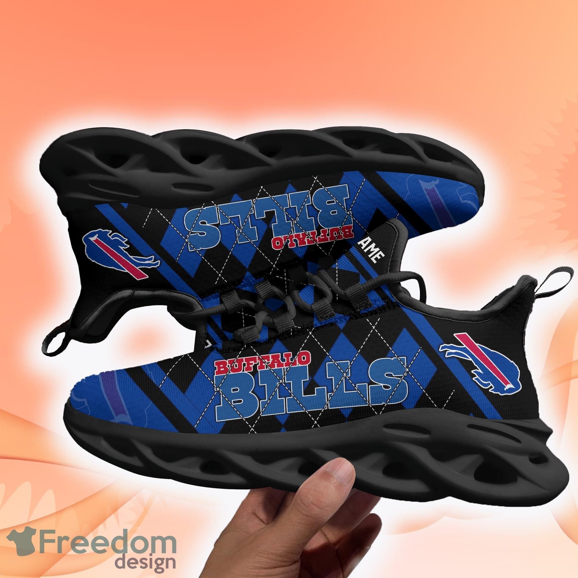 Buffalo Bills Custom Name NFL Max Soul Shoes Chunky Sneakers Gift