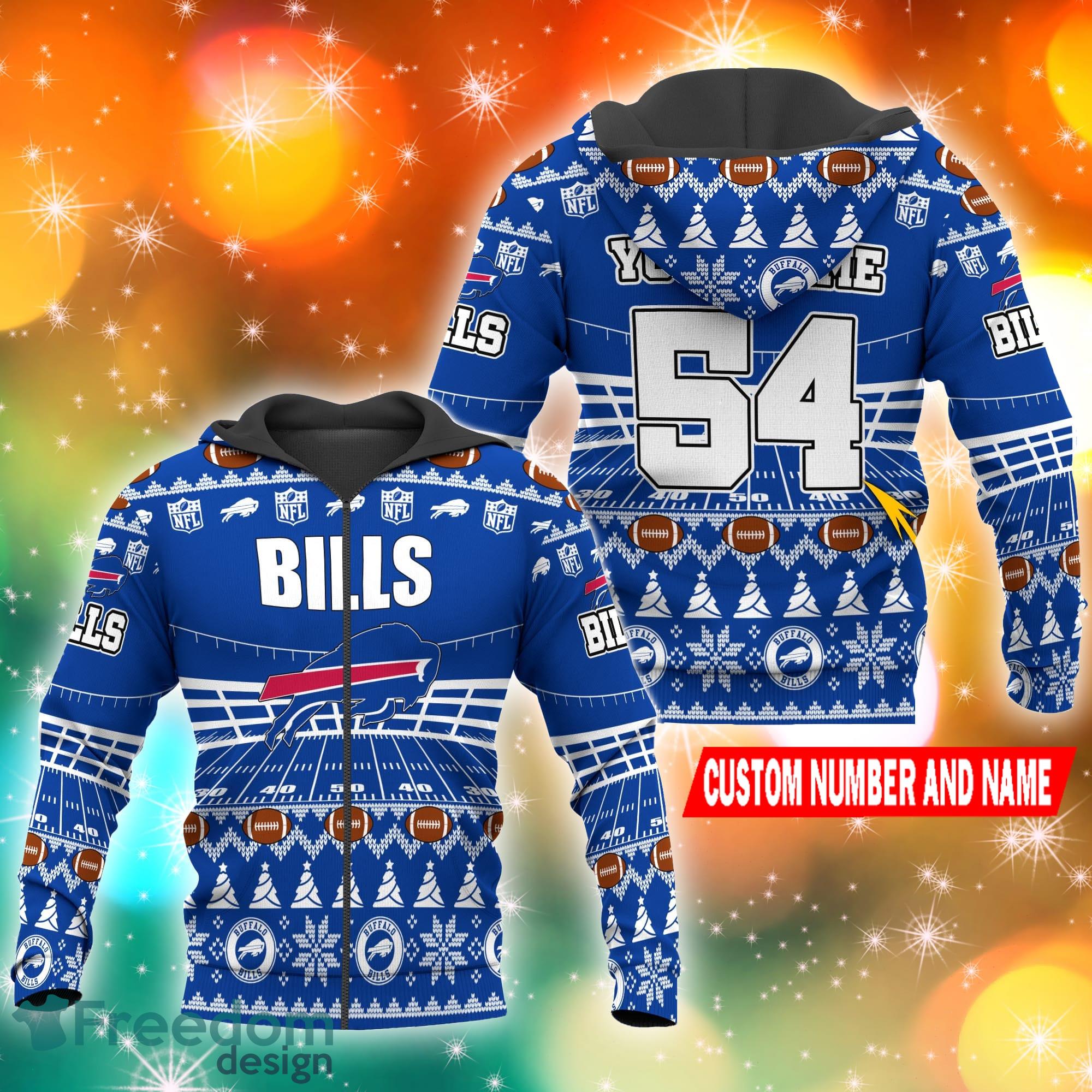 Buffalo Bills Nfl Ugly Sweatshirt Christmas 3D Hoodie Dress