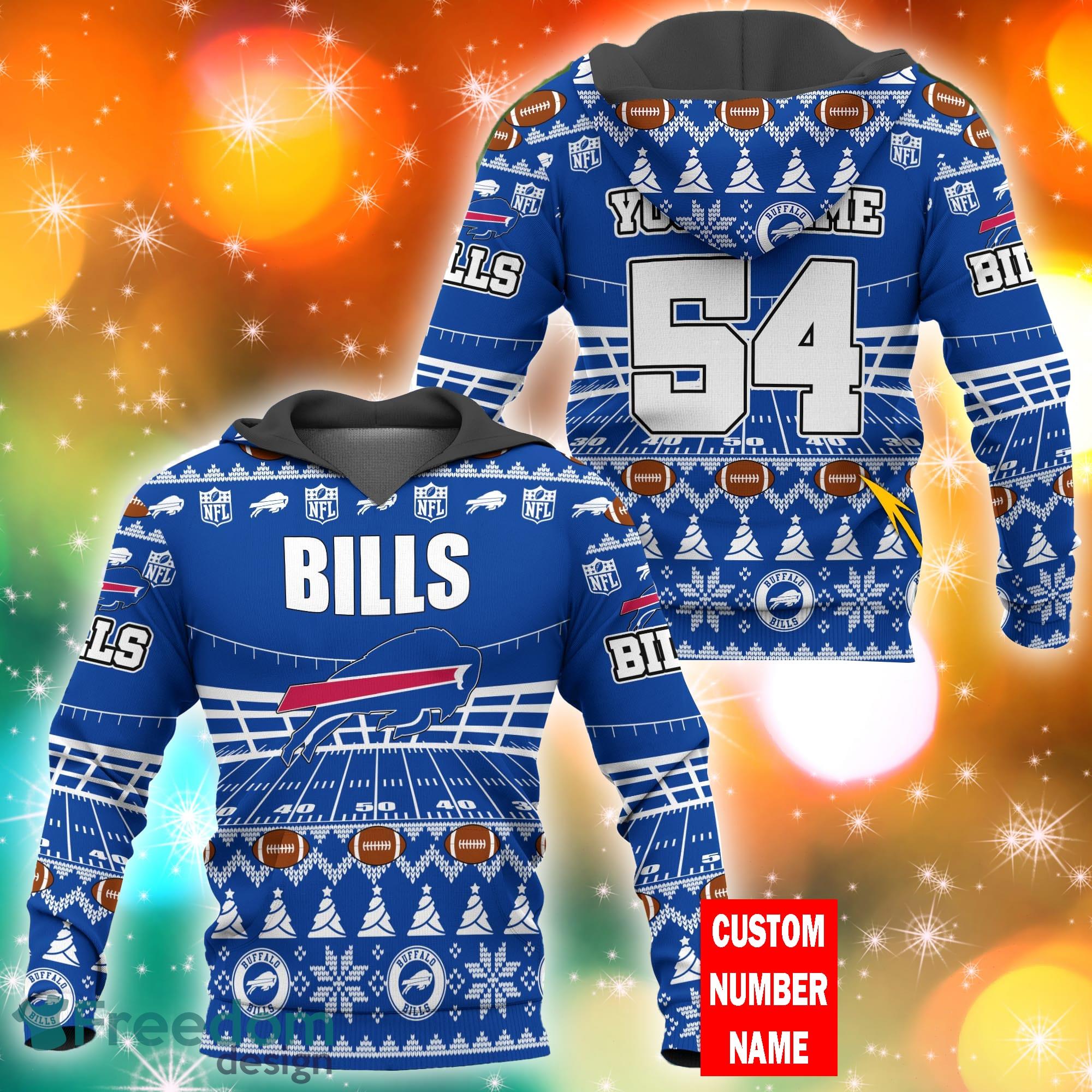 Buffalo Bills 3D Hoodie Pullover Sweatshirt NFL for fans