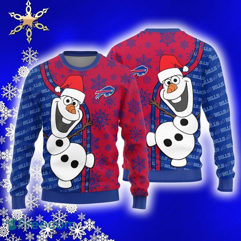 Buffalo Bills Fans Skull Handmade Ugly Christmas Sweater - Freedomdesign