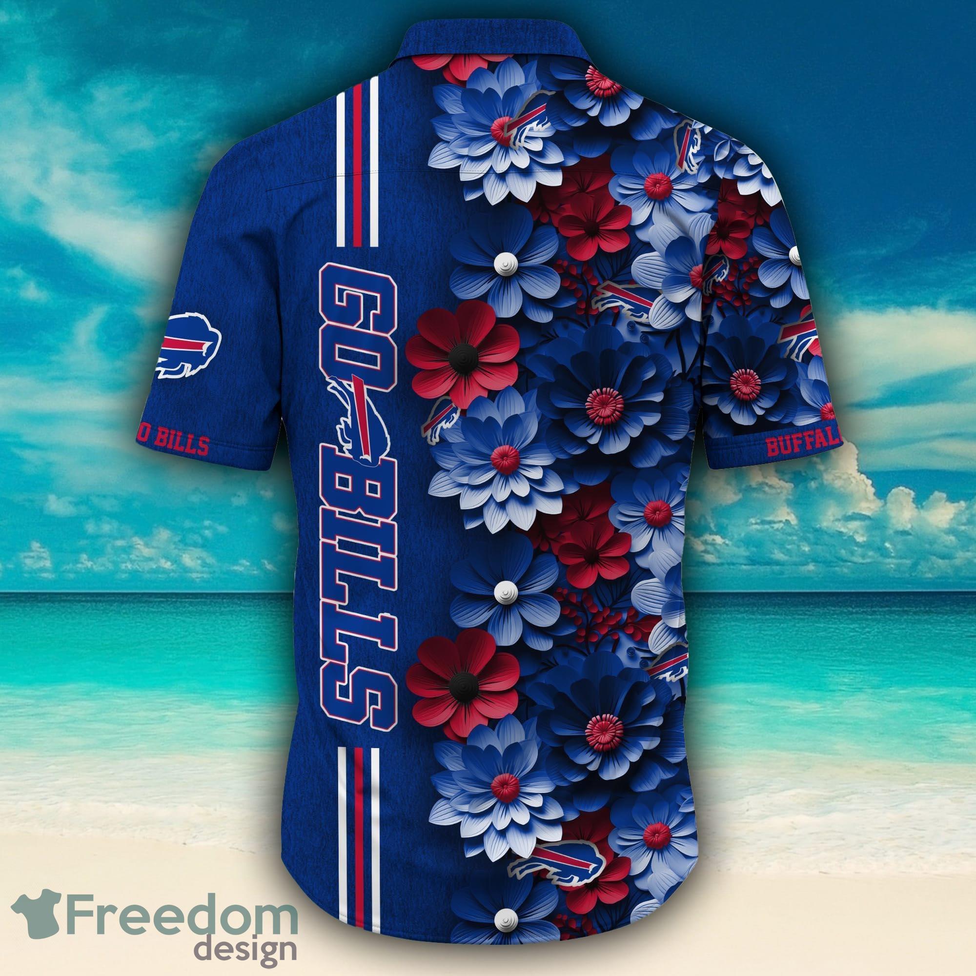 Buffalo Bills Surfboard Parttern Mickey Mouse Flower Hawaiian Shirt -  Freedomdesign