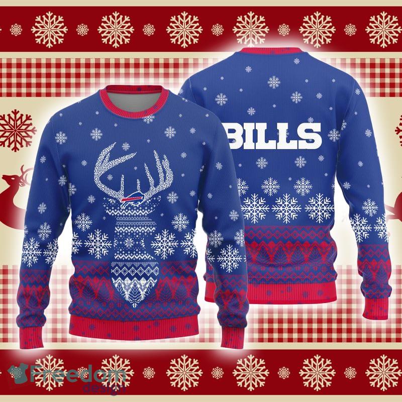 Buffalo Bills Knitted Sweater For Christmas - Freedomdesign