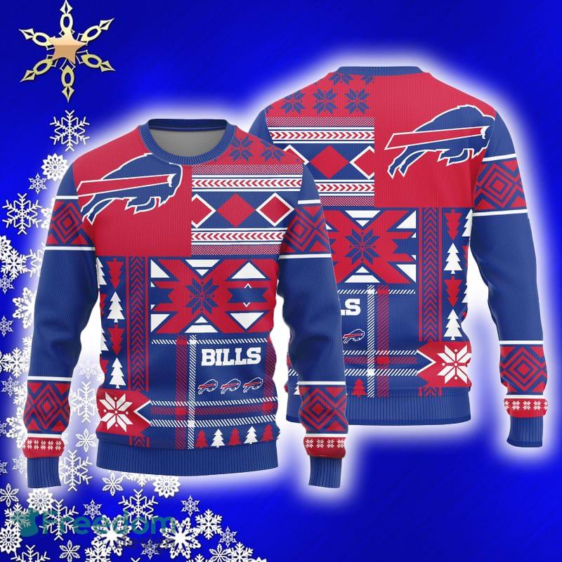 Buffalo Bills Teams Snowflakes Pattern Knitted Sweater For Christmas -  Freedomdesign