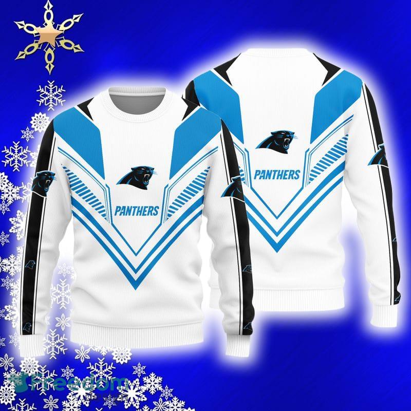 Carolina Panthers Basic Knitted Sweater For Christmas - Freedomdesign