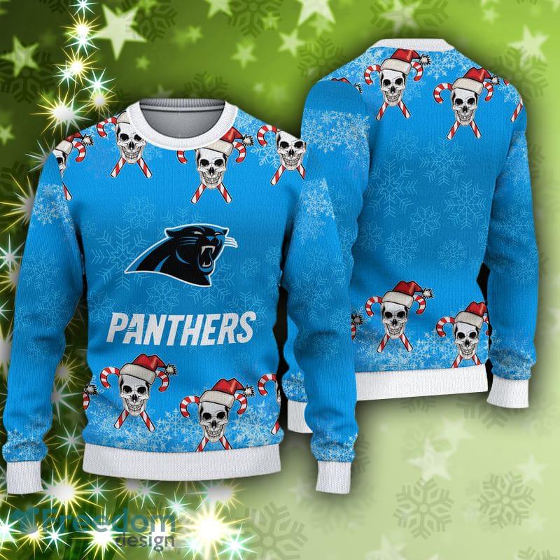 Carolina Panthers Christmas Reindeer Ugly Christmas Sweater For Fans -  Freedomdesign